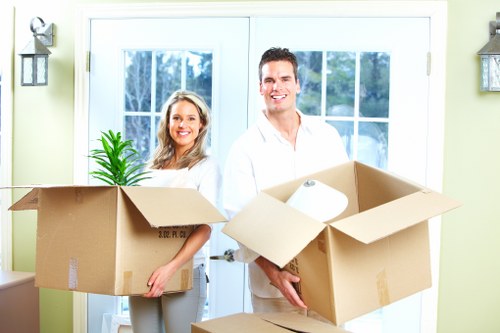 Office relocation service handling equipment in Fitzrovia